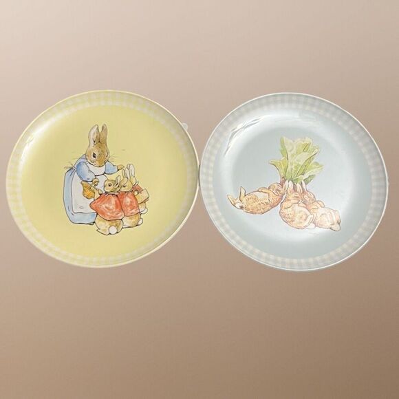 2 Pottery Barn Beatrix Potter Peter Rabbit Plates 9” - Picture 6 of 6